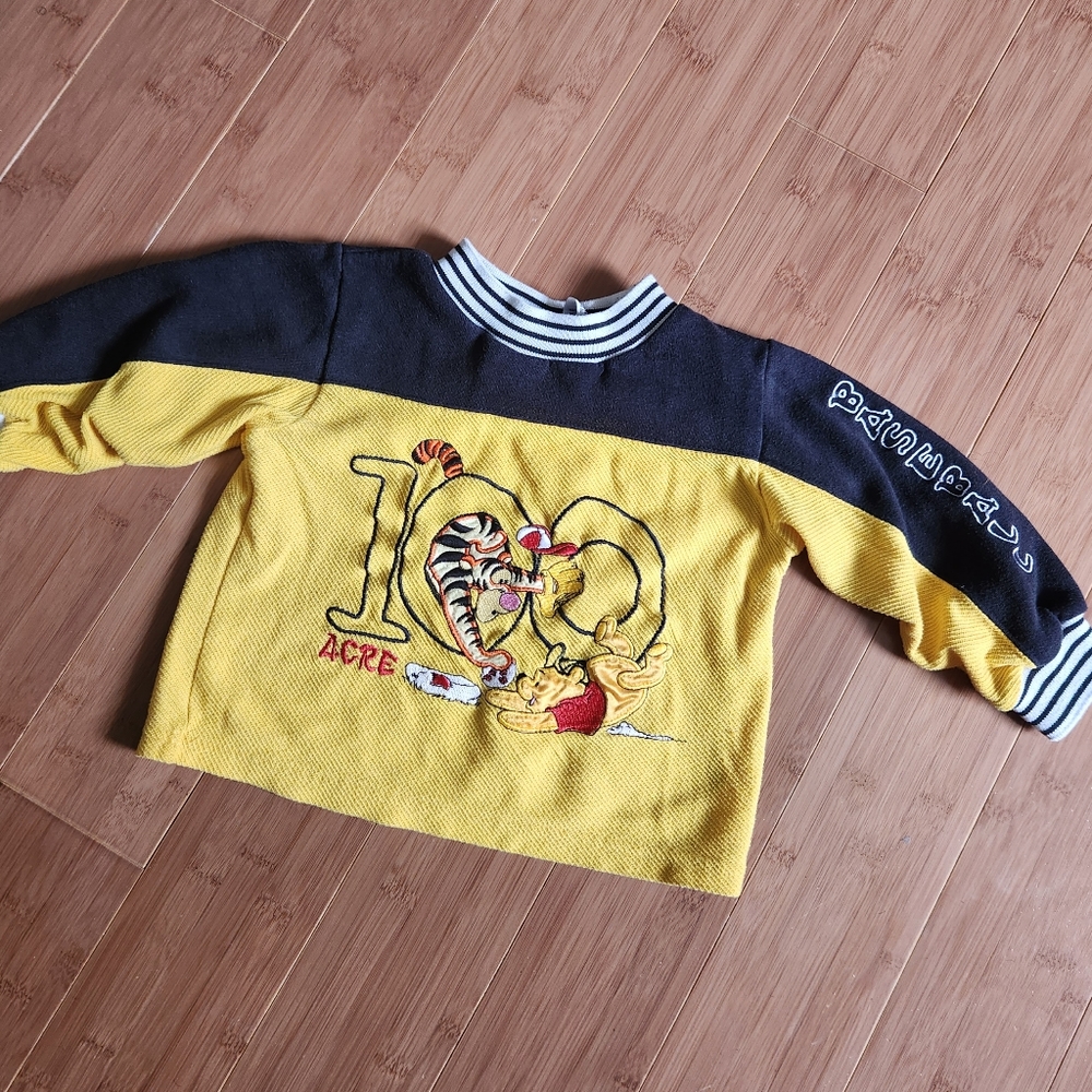 Vintage Winnie, the pooh baseball sweater